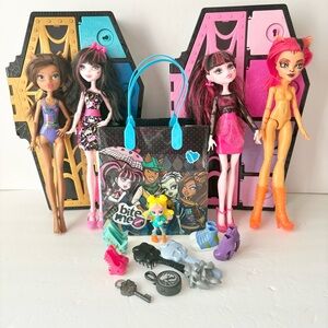 Monster High Dolls & Accessories Lot